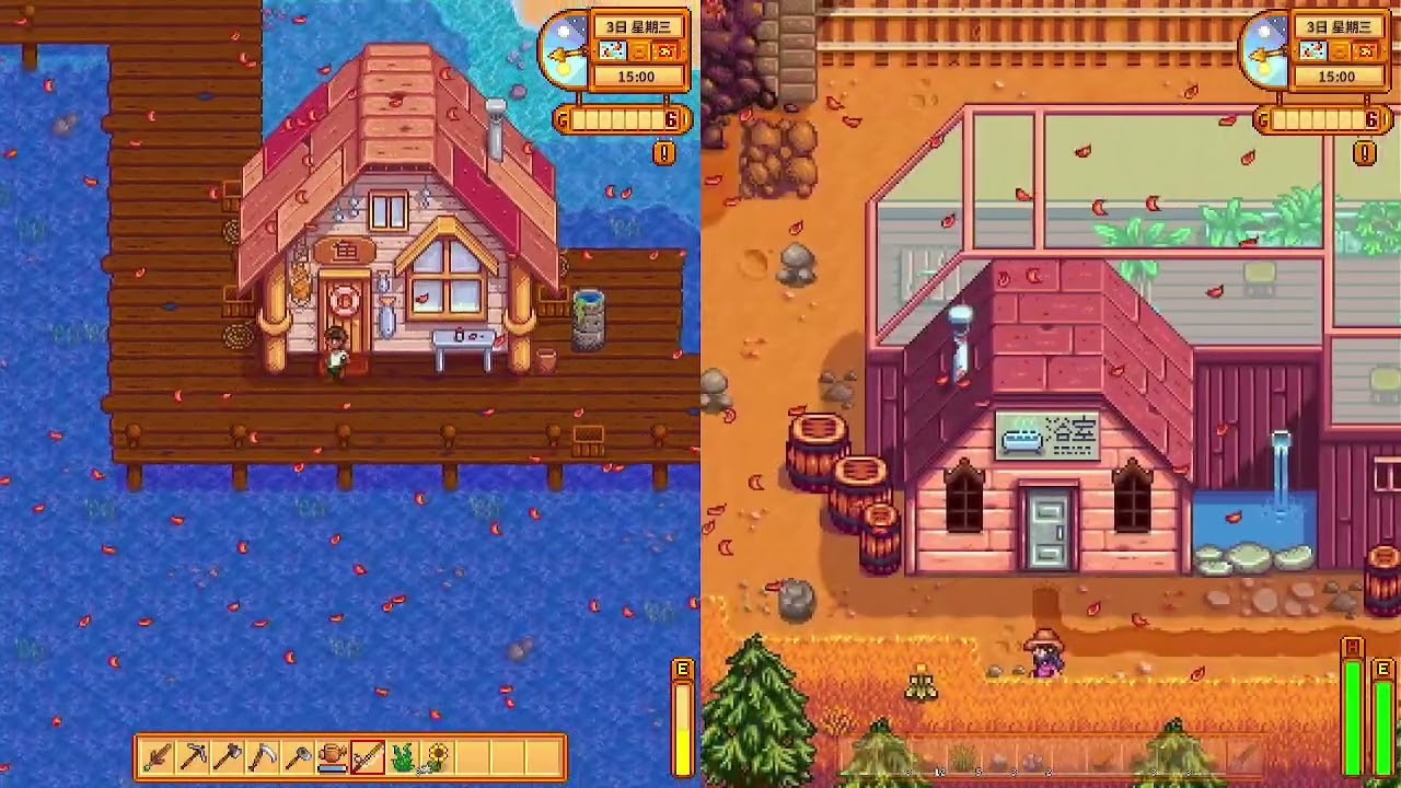 【星露谷 EP30】快没命了还要打怪？温泉回血＋冲到 95 层！