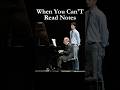 When you can't read notes #piano #memes #classicalmusic #pianomusic #pianist #music #shorts #short