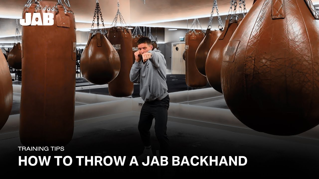 Training Tips: How to Throw a Jab Backhand - YouTube