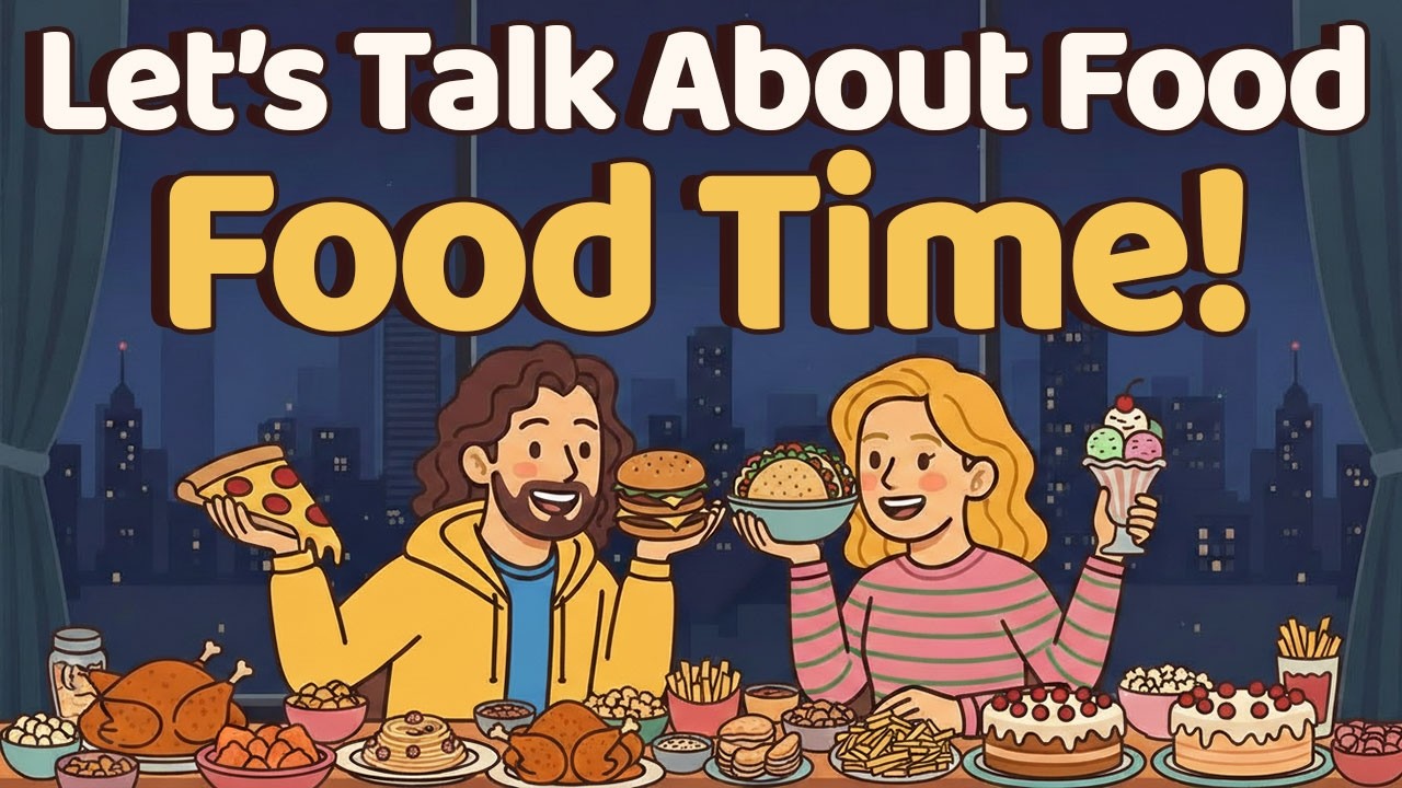 Food Time! 🍟 Learn Everyday English Through Food Talks | Beginner Friendly Podcast