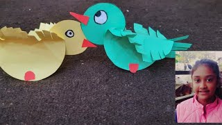Moving Birds with Origami
