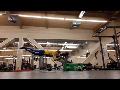 Bodyweight reverse hyper tuck
