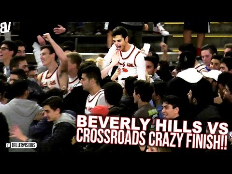Beverly Hills Upsets Crossroads AT THE BUZZER! Clutch FINAL 10 SECONDS