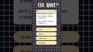 CSS Z-Index Quiz 🤯 Which Element Stays On Top?
