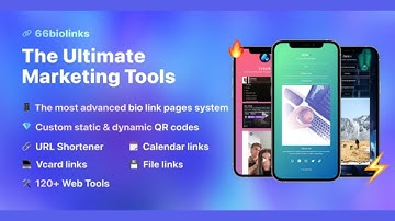 66biolinks - Bio Links, URL Shortener, QR Codes & Web Tools (SAAS) | 66biolinks script free Download