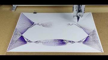 AxiDraw Time Lapse Video - Bow
