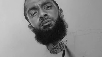 Drawing Nipsey Hussle | Timelapse Video | A Tribute To Nipsey