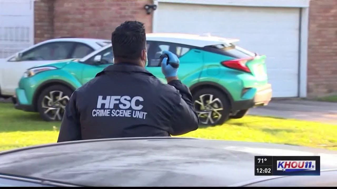 Man finds fiancée shot to death in driveway in southwest Houston - YouTube