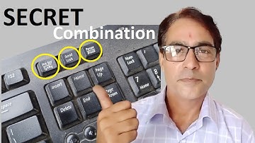 What does the Pause, Break, Scroll lock and Print Screen do? Secret Key Combination in Keyboard