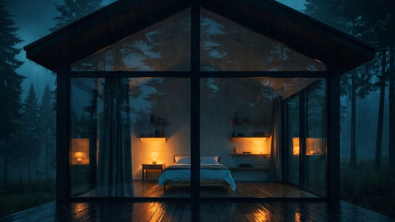 you don’t have to think anymore | Rain Sounds for Deep Sleep (1H)