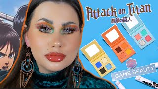 IS THE NEW GAME BEAUTY x ATTACK ON TITAN VOLUME 1 COLLECTION ANY GOOD? SWATCHES | LOOKS | REVIEW