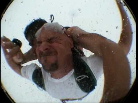 Donnie skydives through hail cloud.