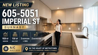 Metrotown Peaceful Retreat Near Community Center, 920 Sq. Ft. 2-Bed + Den || $799,000