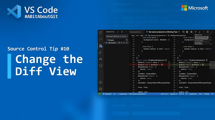 Source Control Tip 10: Change the diff view