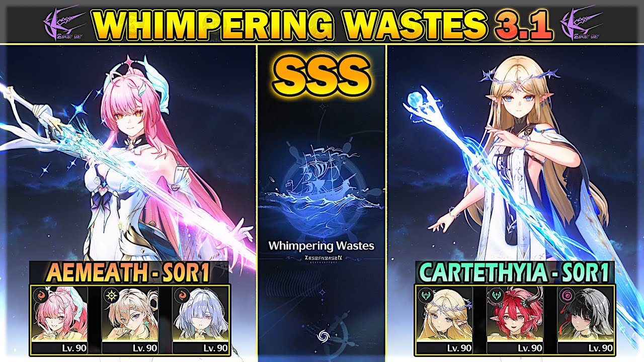 S0R1 Aemeath (Rupture) & S0R1 Cartethyia - SSS Whimpering Wastes 3.0 Infinite Torrent | WuWa