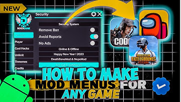 How To Make Mod Menu Easy Way  | Beginner