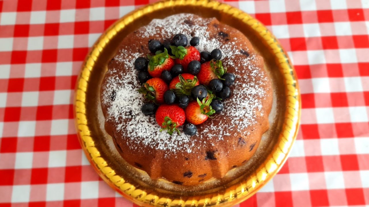 TORTA DE AVENA Y ARÁNDANOS (casera y saludable)
