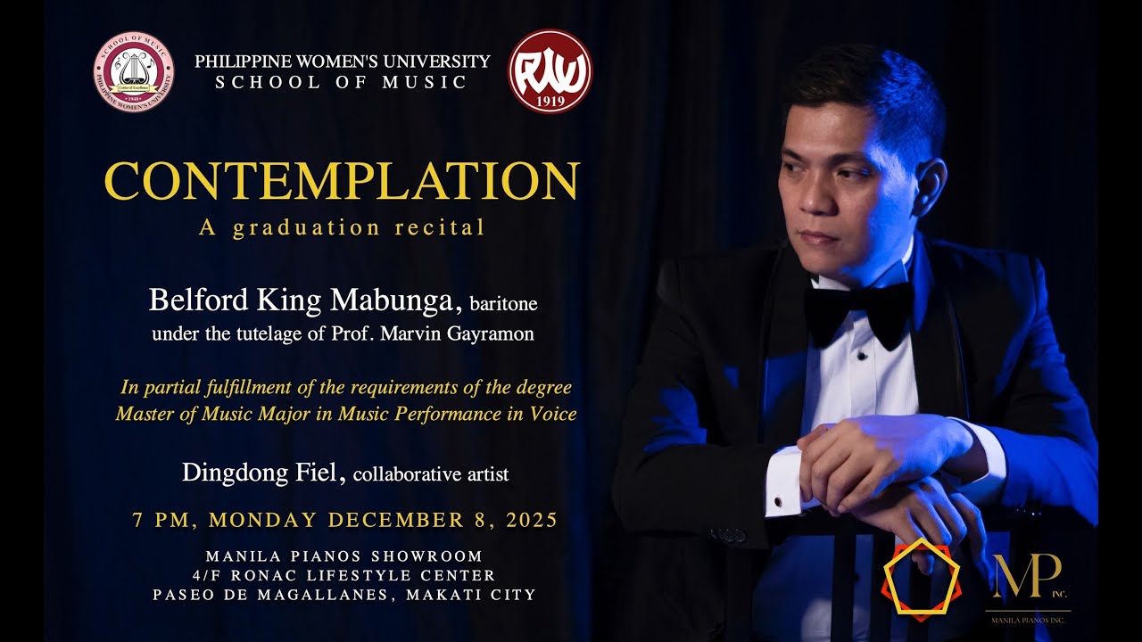 G. Bizet : Toreador Song. Belford Mabunga, baritone, Dingdong Fiel, piano