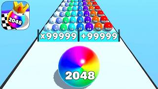 Ball Run 2048😍New Gameplay Walkthrough (Android,iOS) Latest Update Freeplay 😱 All Levels Unlocked!