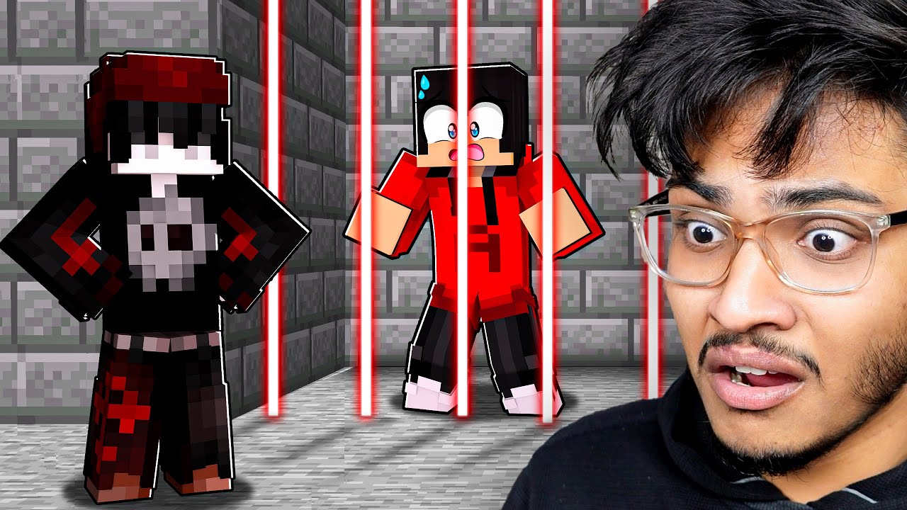 I GOT TRAPPED IN PRISON | MINECRAFT DARKWORLD PART 2