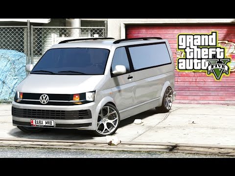 Gta 5 VW TRANSPORTER MODU (KAMP'A YOLCULUK)!!! Ekip