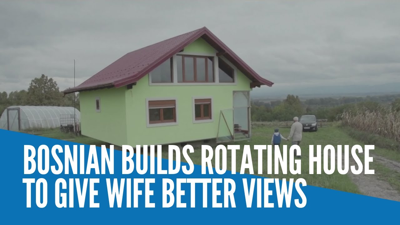 Bosnian makes rotating house a monument of love for his wife