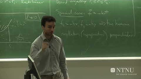 Classical Mechanics lecture 16 Particle orbits and Virial theorem Part 2 - Jacob Linder