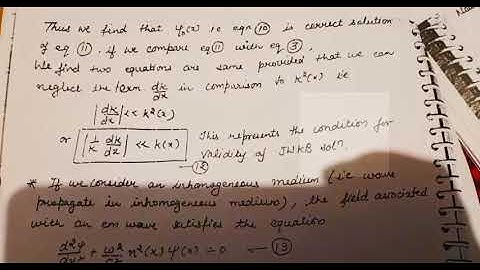 ✓WKB approximation methods|JWKB solution|Quantum Mechanics@sunilbidhan742 🙏👍👇