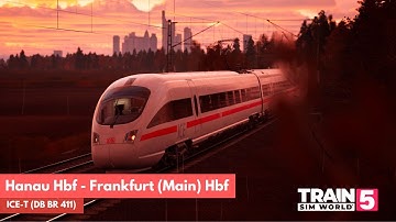 Train Sim World 5: Hanau - Frankfurt (Main), ICE-T | No commentary gameplay (2025) | 4k@60fps