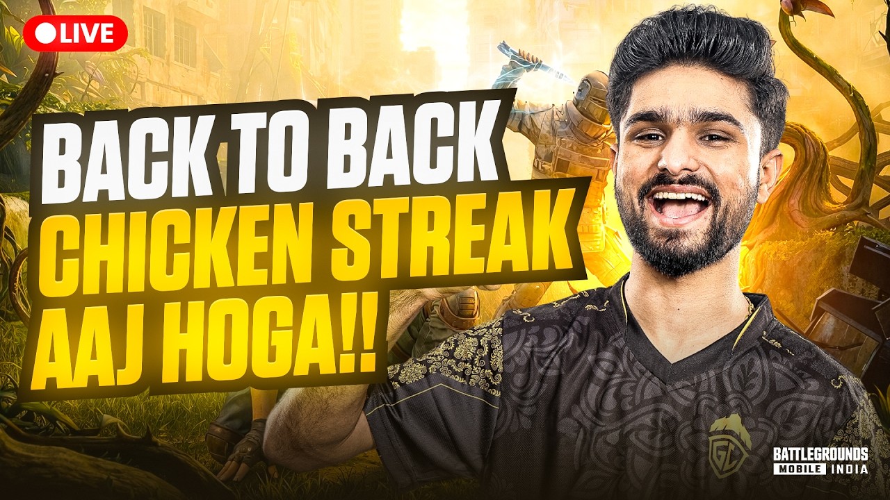 KYA AAJ CHICKEN STREAK BANEGI? | 50 STREAK CHALLENGE | BGMI LIVE @LoLzZzGaming