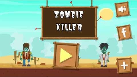 Zombie Killer Physics Puzzle Unity Game