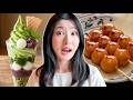 Matcha Hype VS Local Japanese Sweets!