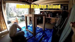 how to  make a rustic kitchen island part 1