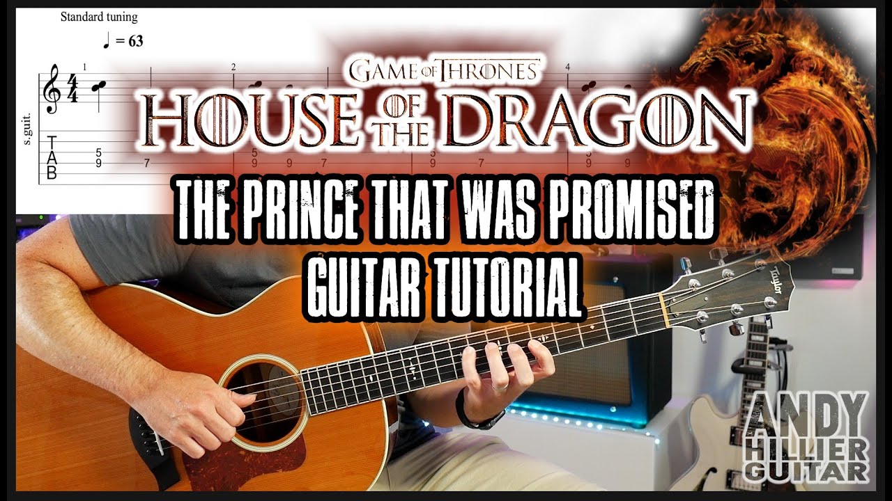 House of the Dragon The Prince That Was Promised Guitar Tutorial - YouTube