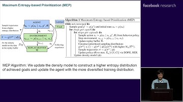 Maximum Entropy-Regularized Multi-Goal Reinforcement Learning (Talk at ICML 2019 by Rui Zhao)