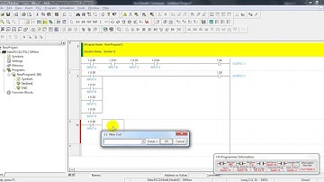 Tutorial Gerbang Logika Pada PLC Dengan CX   Programmer