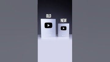 YouTube Silver Play Button Old vs New