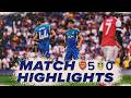 Arsenal 5 0 Leeds United Premier League Highlights 