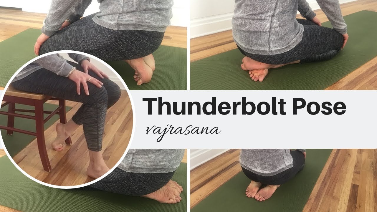 Vajrasana (Thunderbolt Pose). Also Known As: Vajrasana | by Kaivalyam |  Medium