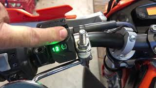 2019 KTM690 Enduro R Traction Control on/off issue