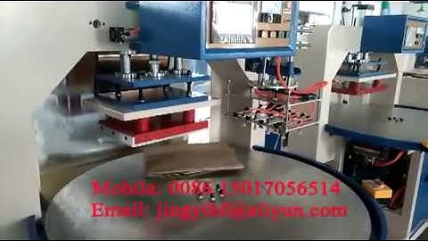 Automatic Rotary High Frequency PVC Blister Packing Machine With Manipulator