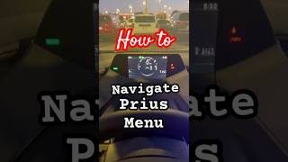 How to navigate the display on 2025 Toyota Prius 2025 Toyota Prius Buttons Tutorial
