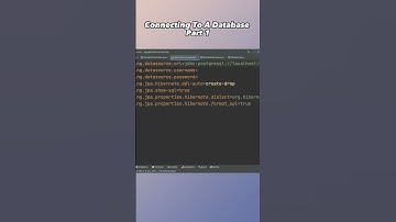 Spring Data JPA | Connecting to our Database | Part 1