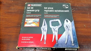 Parkside 3pc  Locking Pliers Review –  Set from Lidl