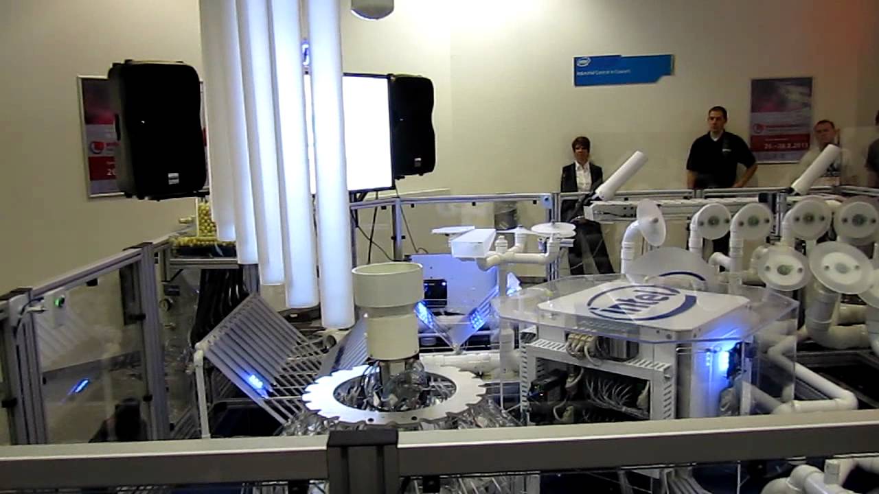 Intel Music Machine at Embedded World Conference 2012 in Nürnberg - YouTube