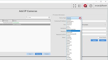 Exacq Add IP Cameras - Manual