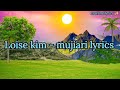 LOISE KIM MUJIARI LYRICS