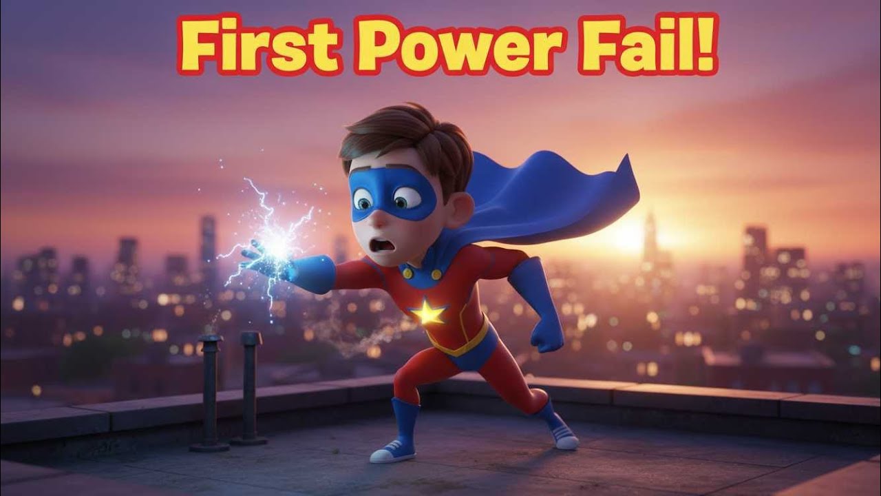 Blaze Kid’s First Power Fail! | Funny Superhero Cartoon for Kids