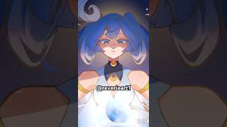 Completing my drawing of Iuno from Wuthering Waves! #animeart #wutheringwaves #iuno #shorts