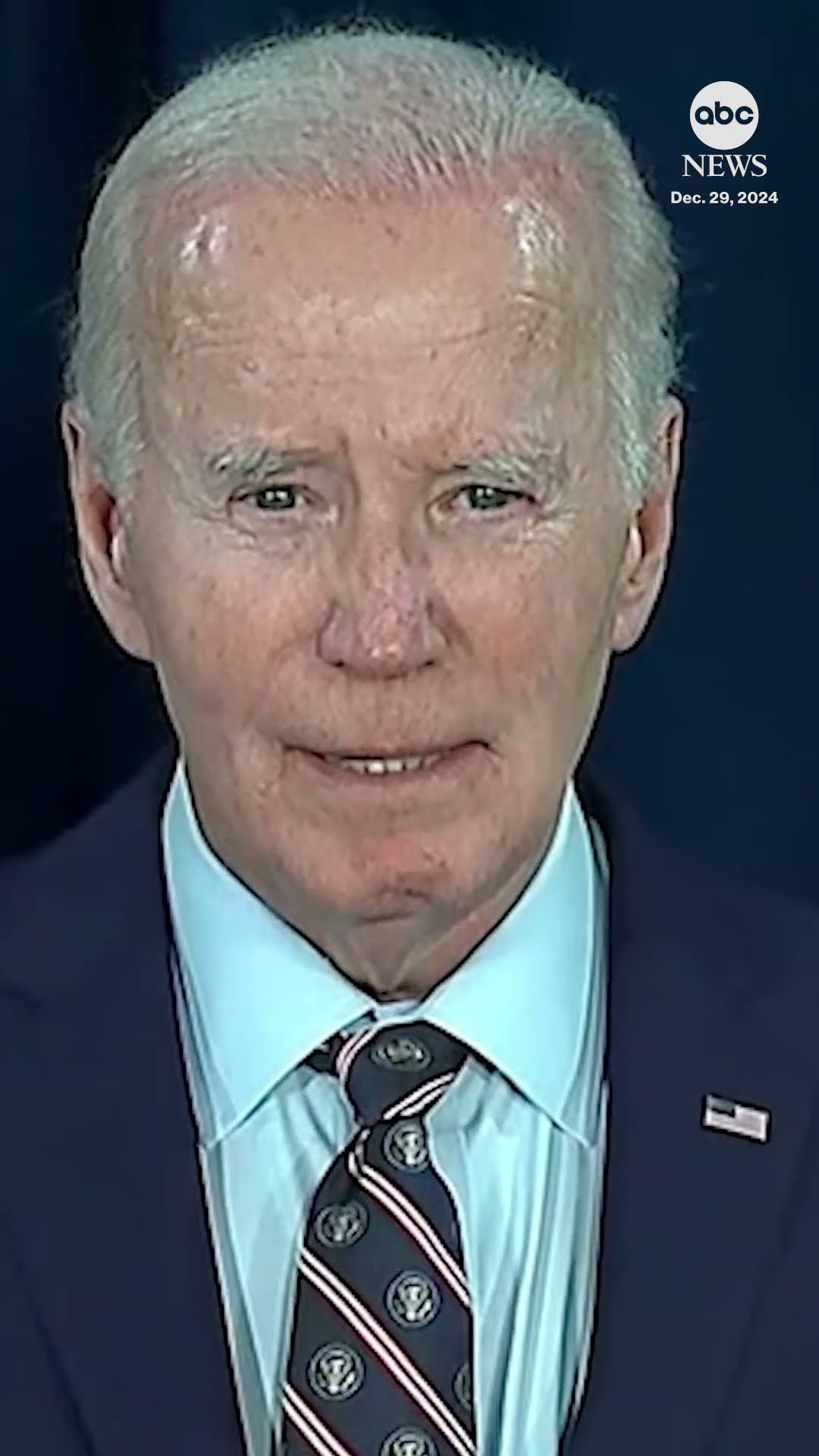 President Joe Biden on the death of former President Jimmy Carter